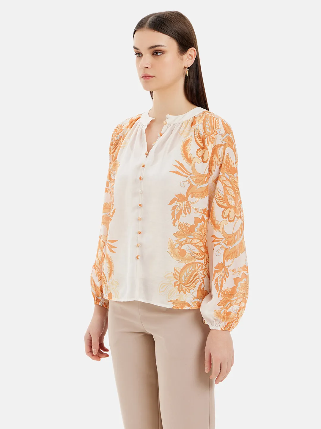 Raya Printed Blouse