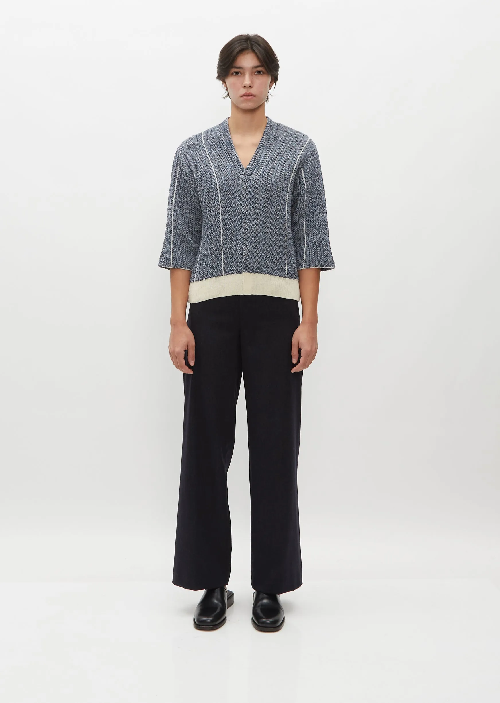 Serge Wool and Cotton Sweater