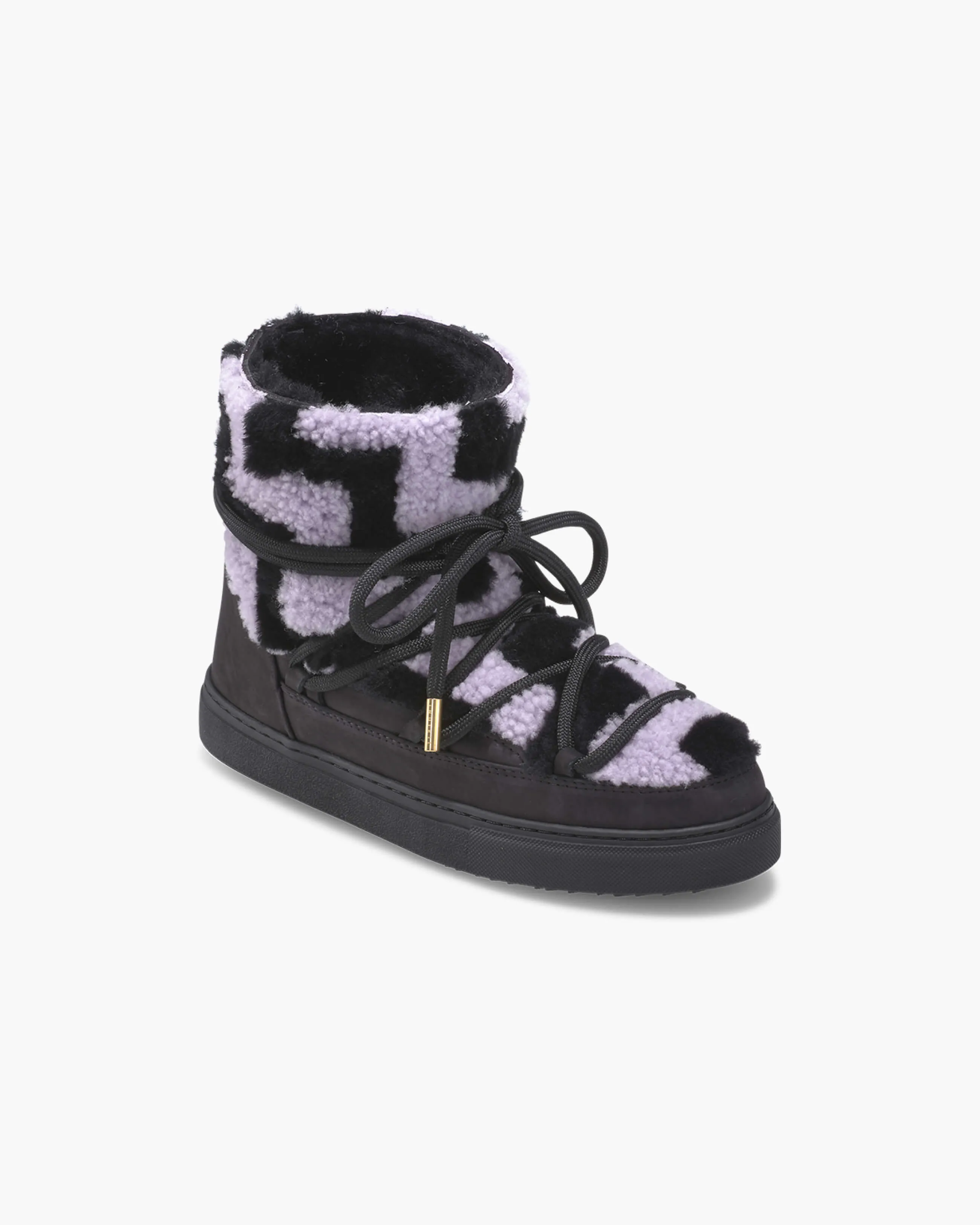  Shearling Zigzag Sneaker Purple 