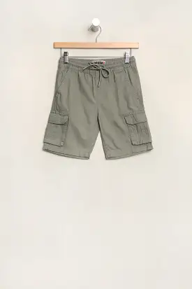 Short Cargo en Coton Ripstop Amnesia Junior