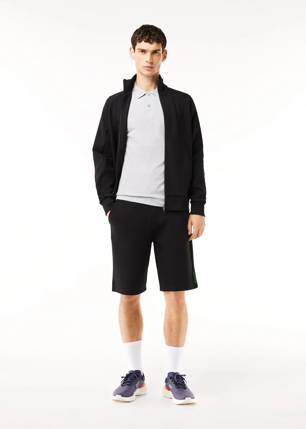 Short Lacoste Lacoste en coton stretch noir