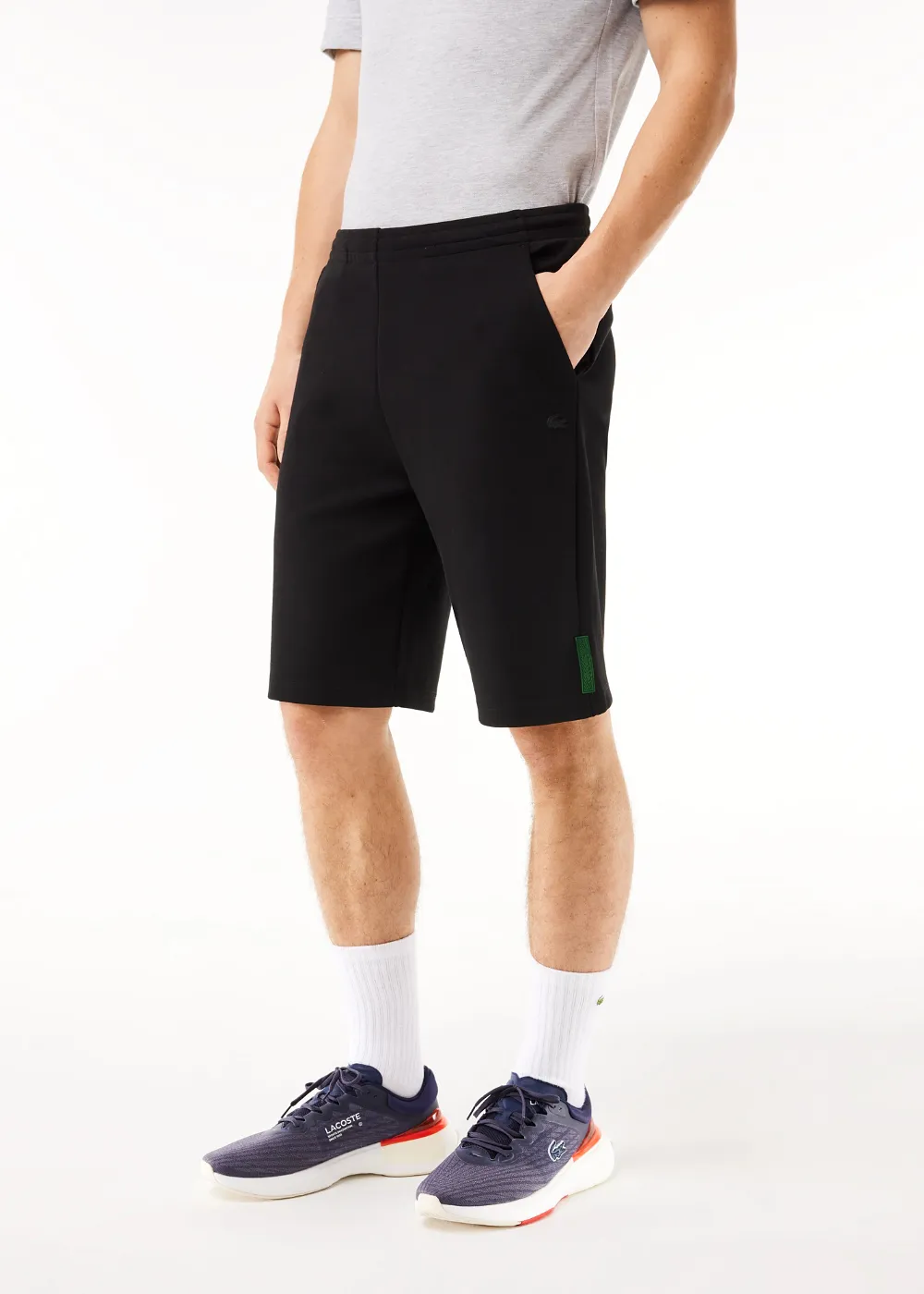 Short Lacoste Lacoste en coton stretch noir