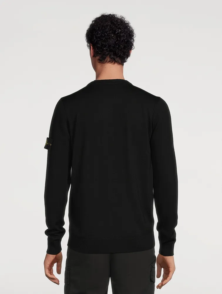 STONE ISLAND Wool Crewneck Sweater