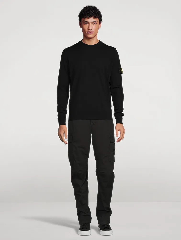 STONE ISLAND Wool Crewneck Sweater