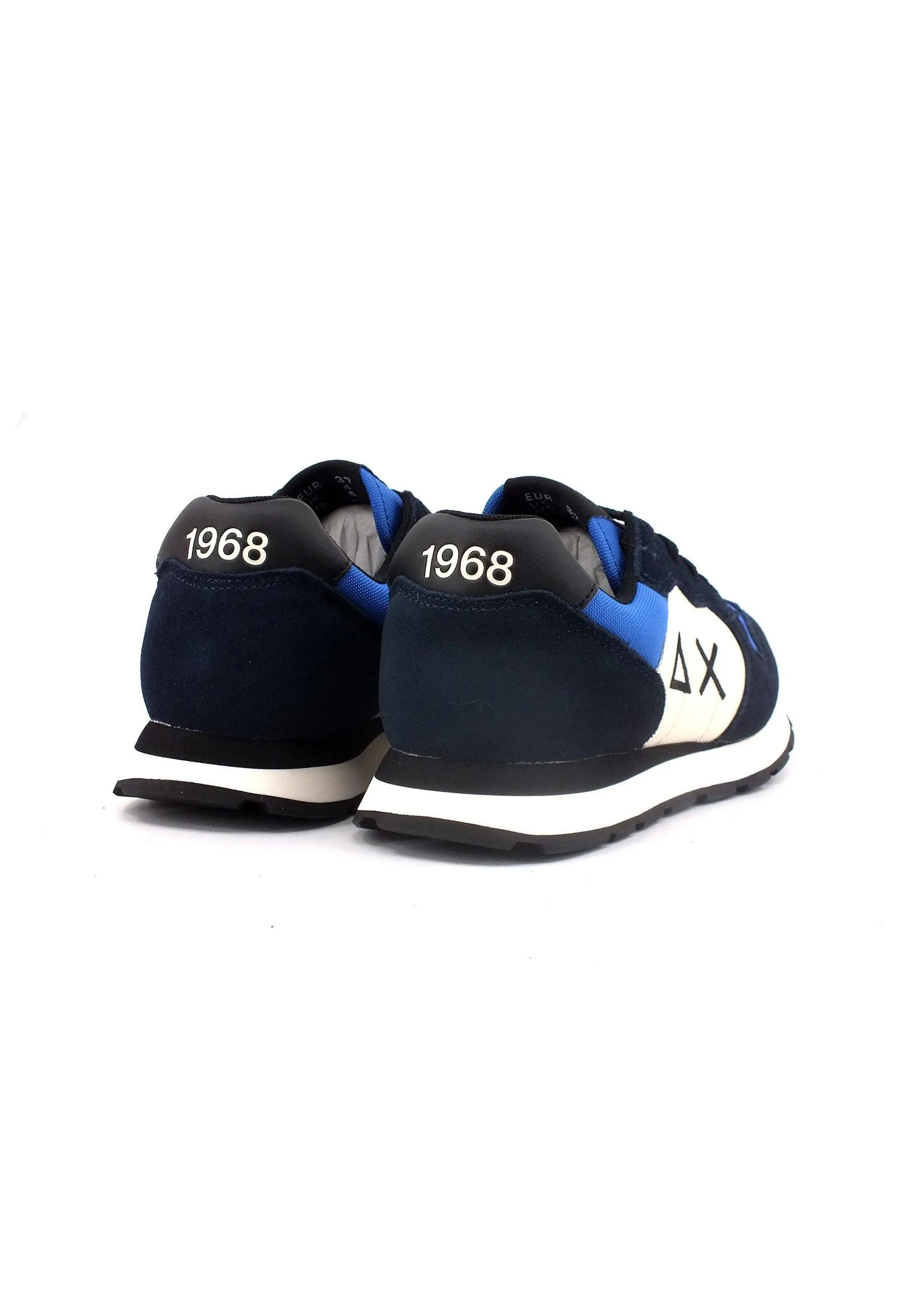 SUN68 Boy's Tom Color Sneaker Bimbo Navy Blue Z43307T