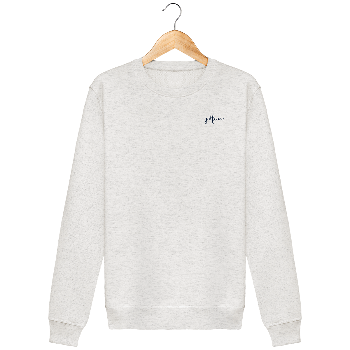 Sweat en coton bio brodé GOLFEUSE