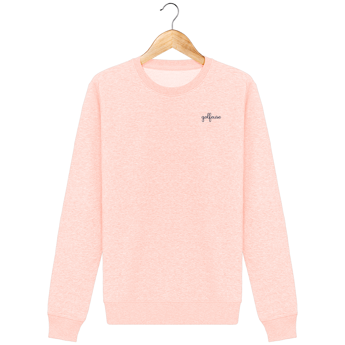 Sweat en coton bio brodé GOLFEUSE