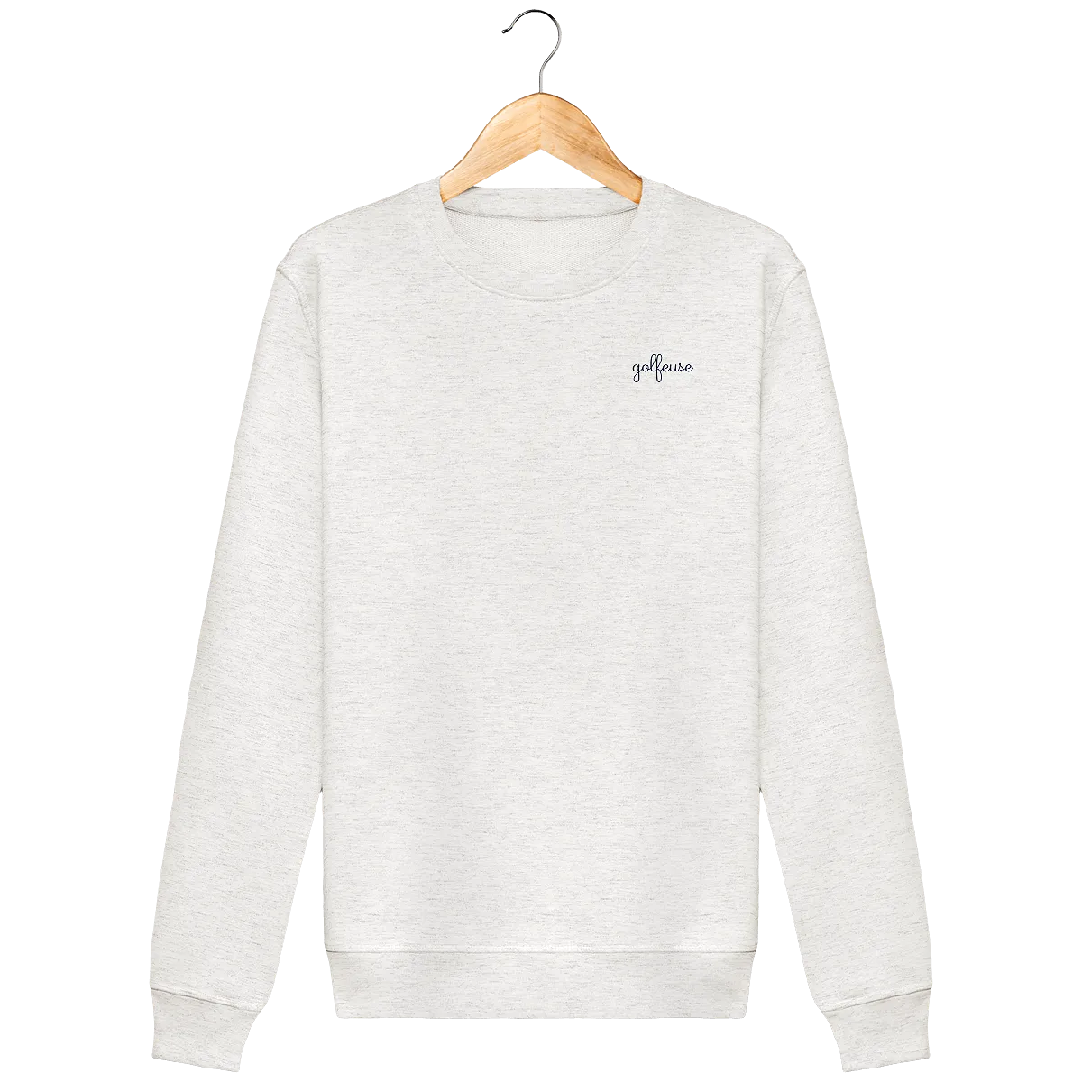 Sweat en coton bio brodé GOLFEUSE