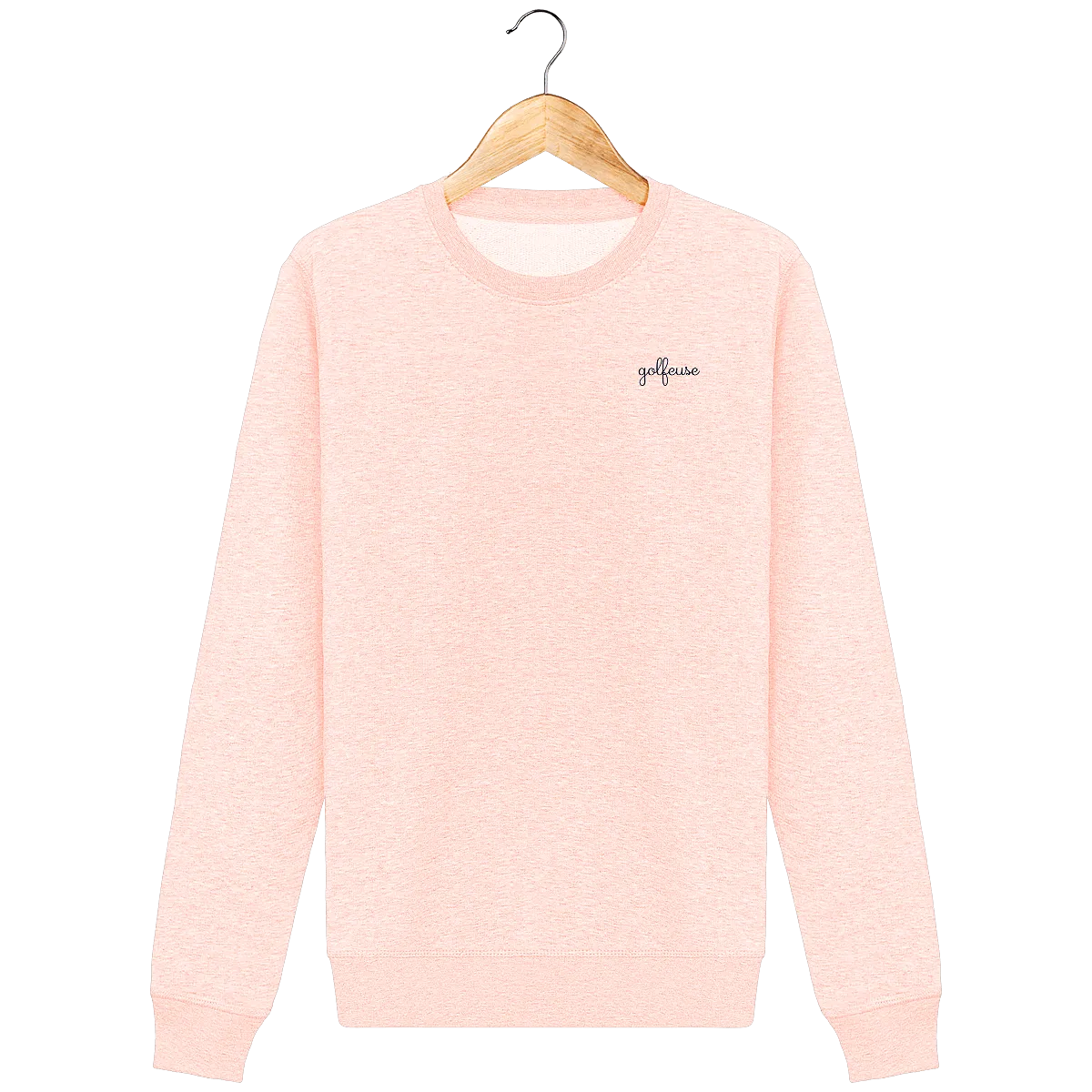 Sweat en coton bio brodé GOLFEUSE