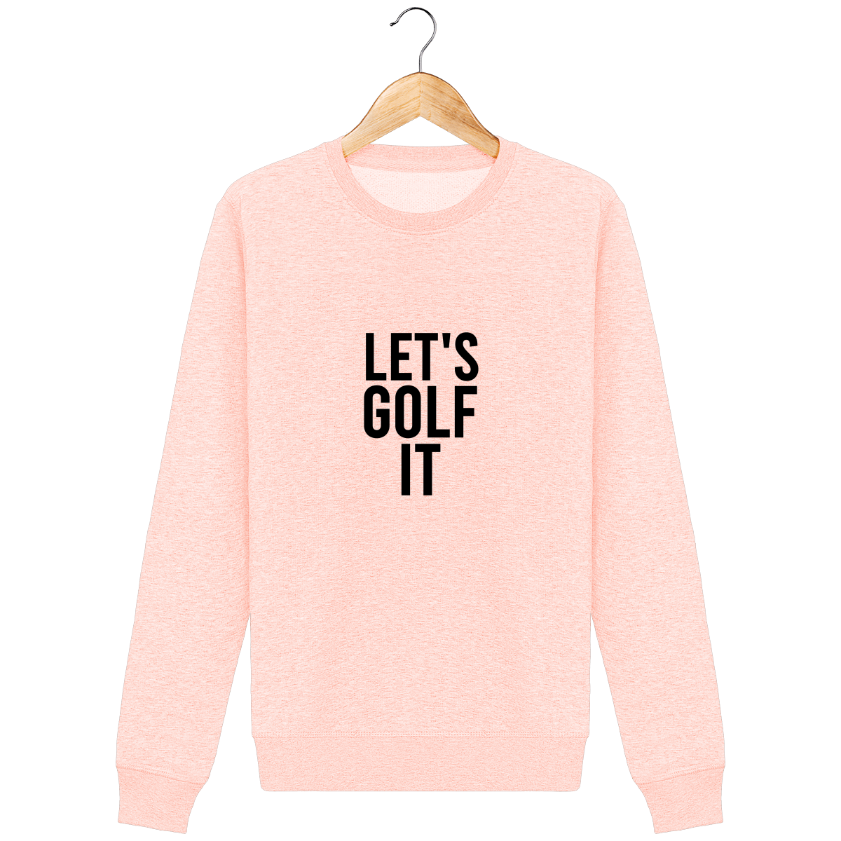 Sweat en coton bio LET'S GOLF IT