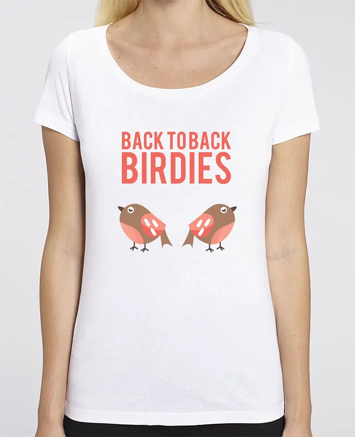 T-shirt en coton bio BACK TO BACK BIRDIES