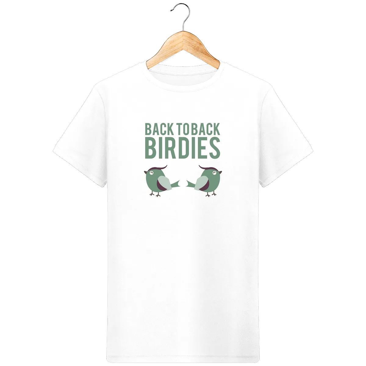 T-Shirt en coton bio BACK TO BACK BIRDIES