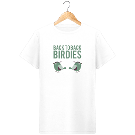 T-Shirt en coton bio BACK TO BACK BIRDIES