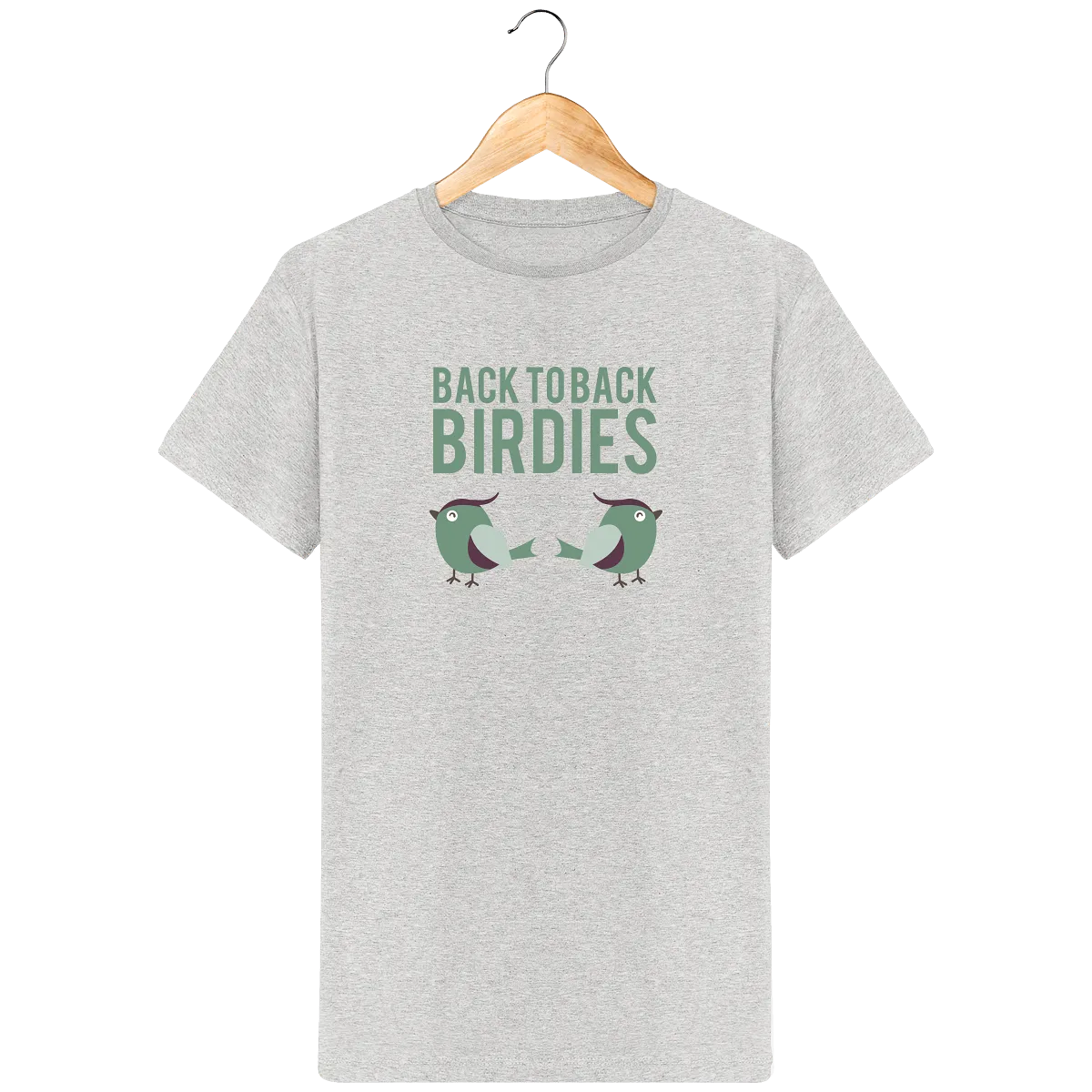 T-Shirt en coton bio BACK TO BACK BIRDIES