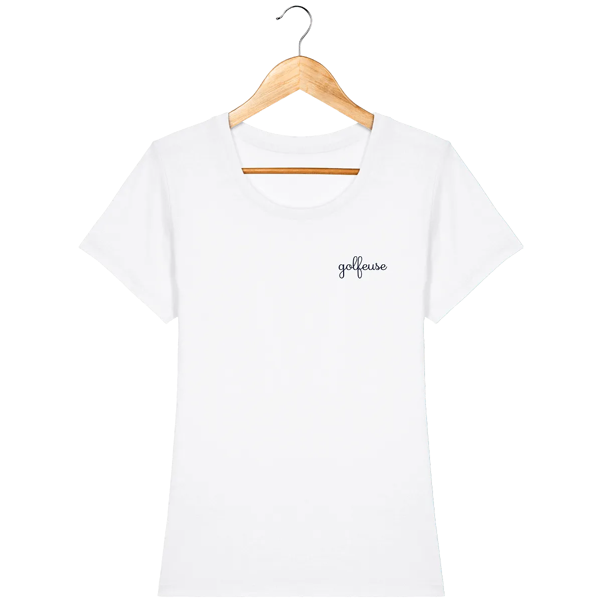 T-Shirt en coton bio brodé GOLFEUSE