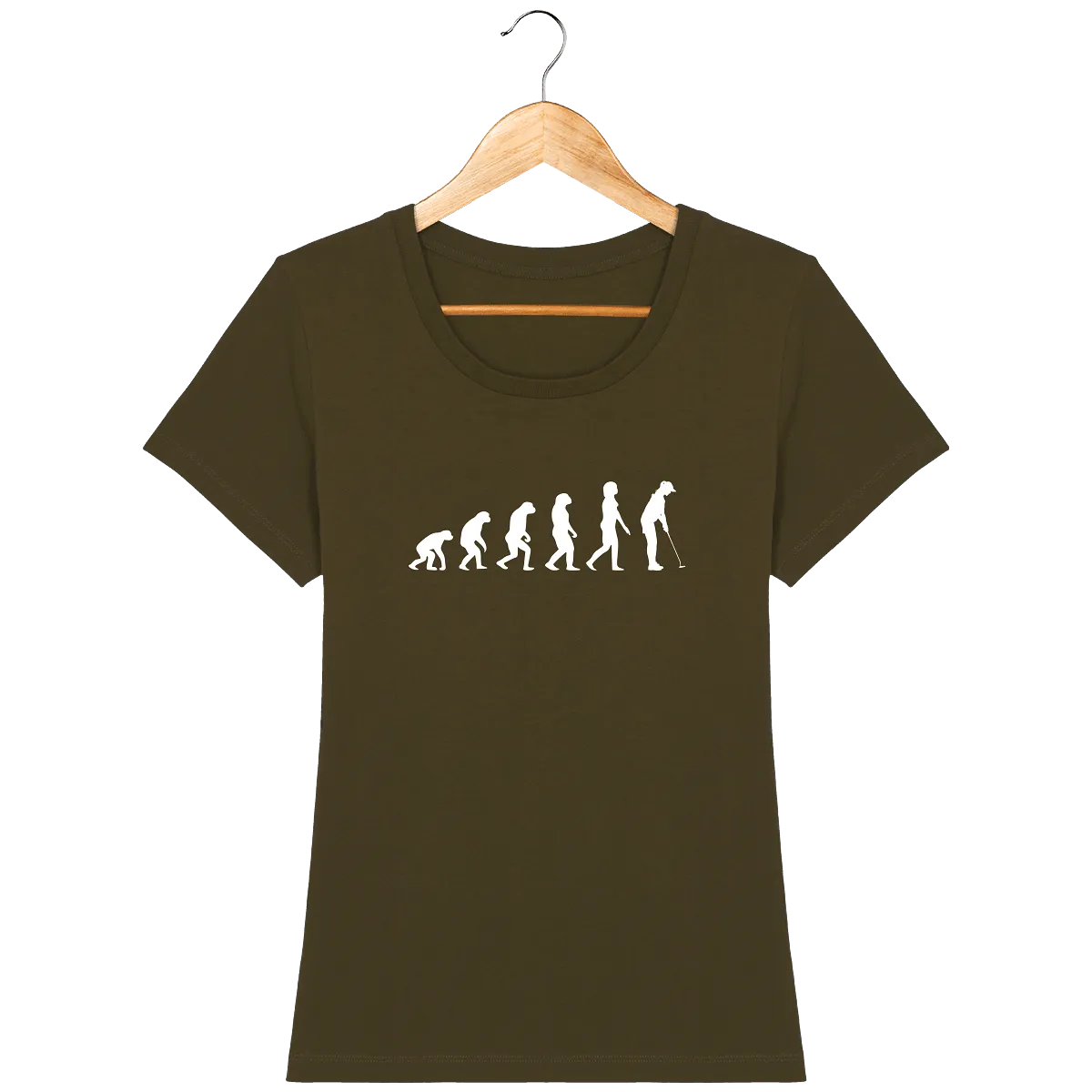 T-Shirt en coton bio Evolution femme