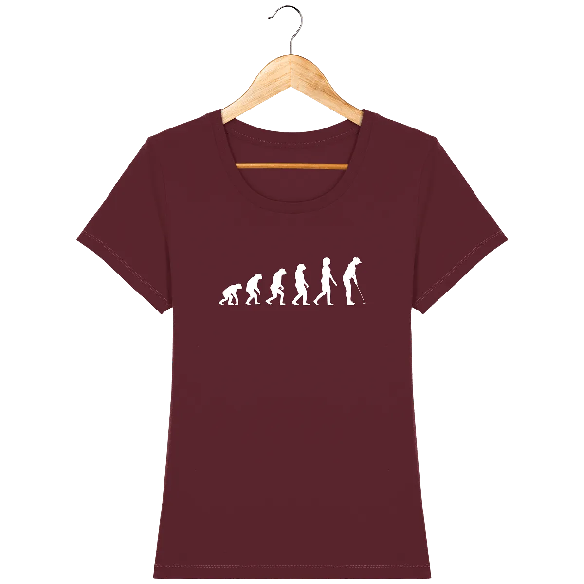 T-Shirt en coton bio Evolution femme