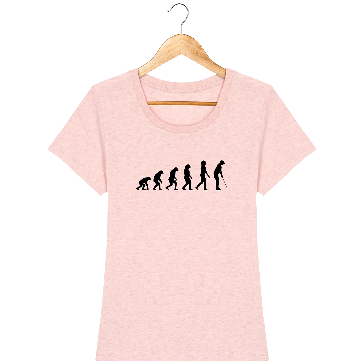 T-Shirt en coton bio Evolution femme