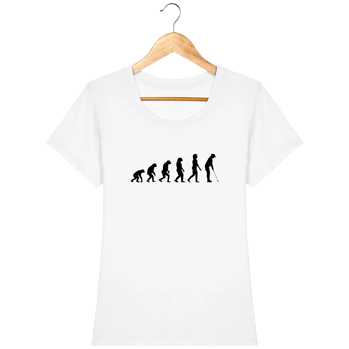 T-Shirt en coton bio Evolution femme