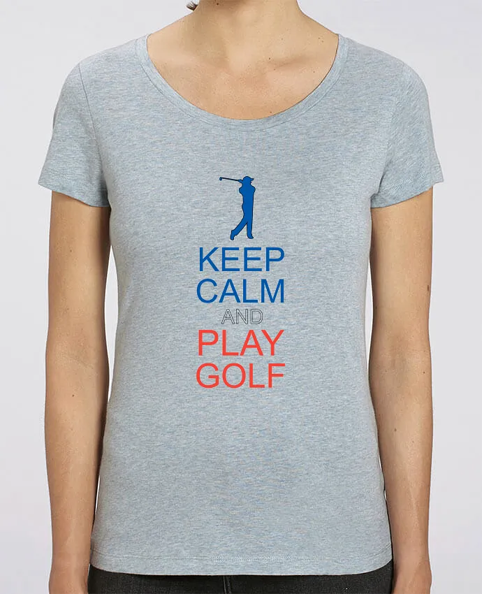 T-shirt en coton bio KEEP CALM AND PLAY GOLF