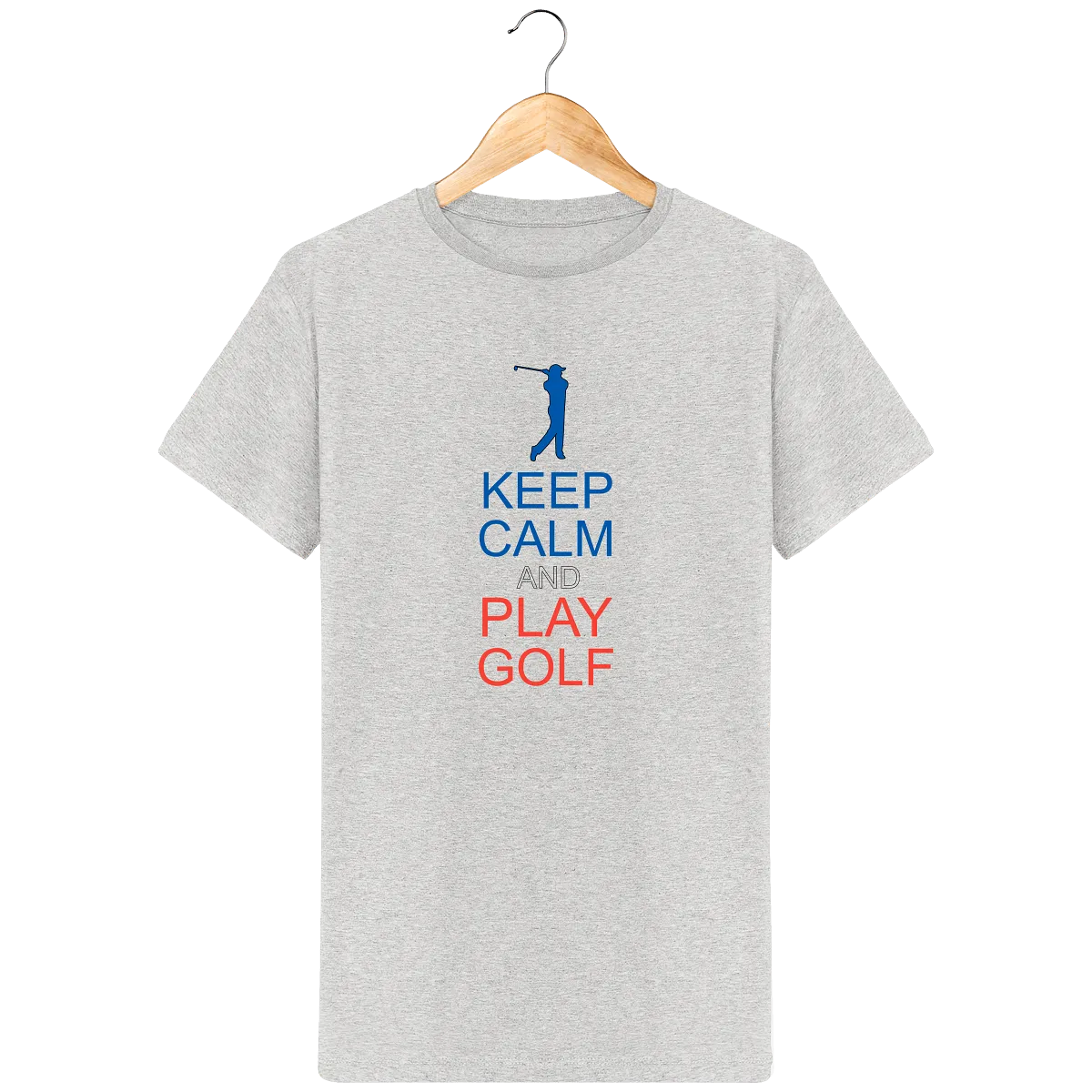 T-Shirt en coton bio KEEP CALM AND PLAY GOLF