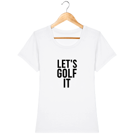 T-Shirt en coton bio LET'S GOLF IT