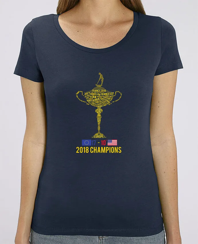 T-shirt en coton bio RYDER 2018 CHAMPIONS + SCORE