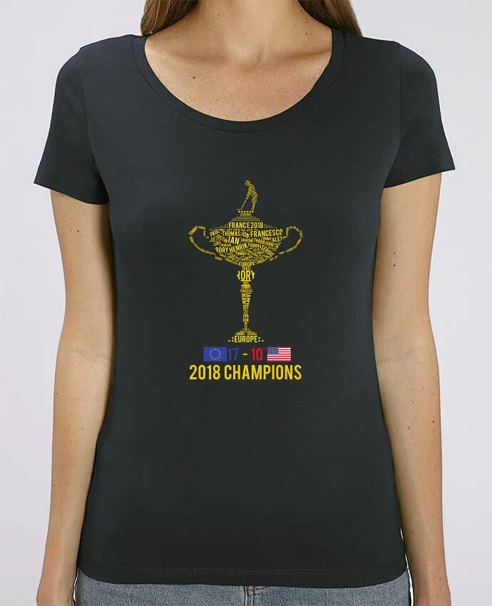 T-shirt en coton bio RYDER 2018 CHAMPIONS + SCORE