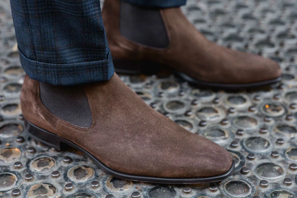 The Dean Chelsea Boot - Cafe Suede