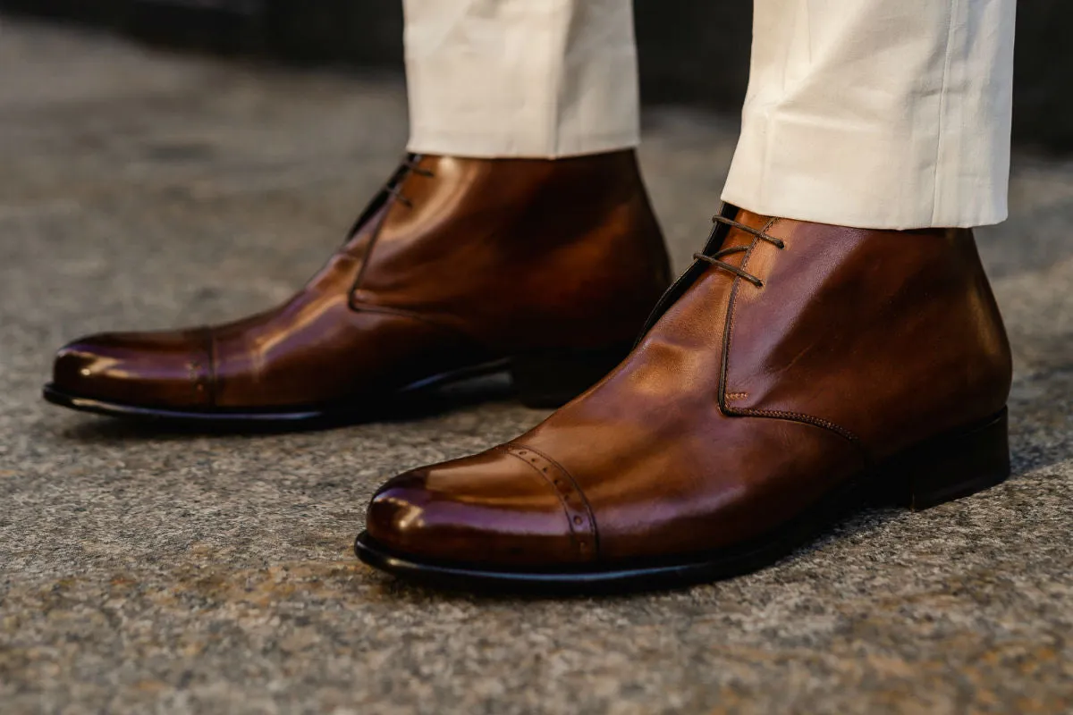 The Lancaster Chukka Boot - Marrone