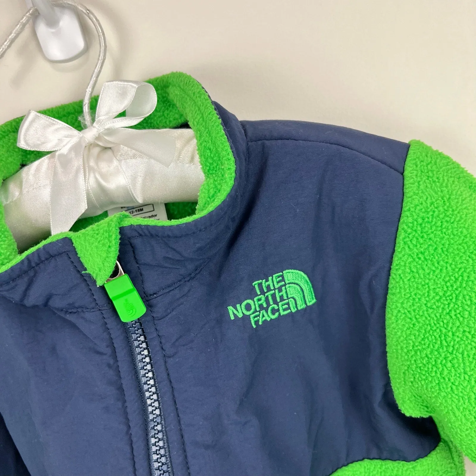 The North Face Green Blue Denali Fleece Jacket 12-18 Months