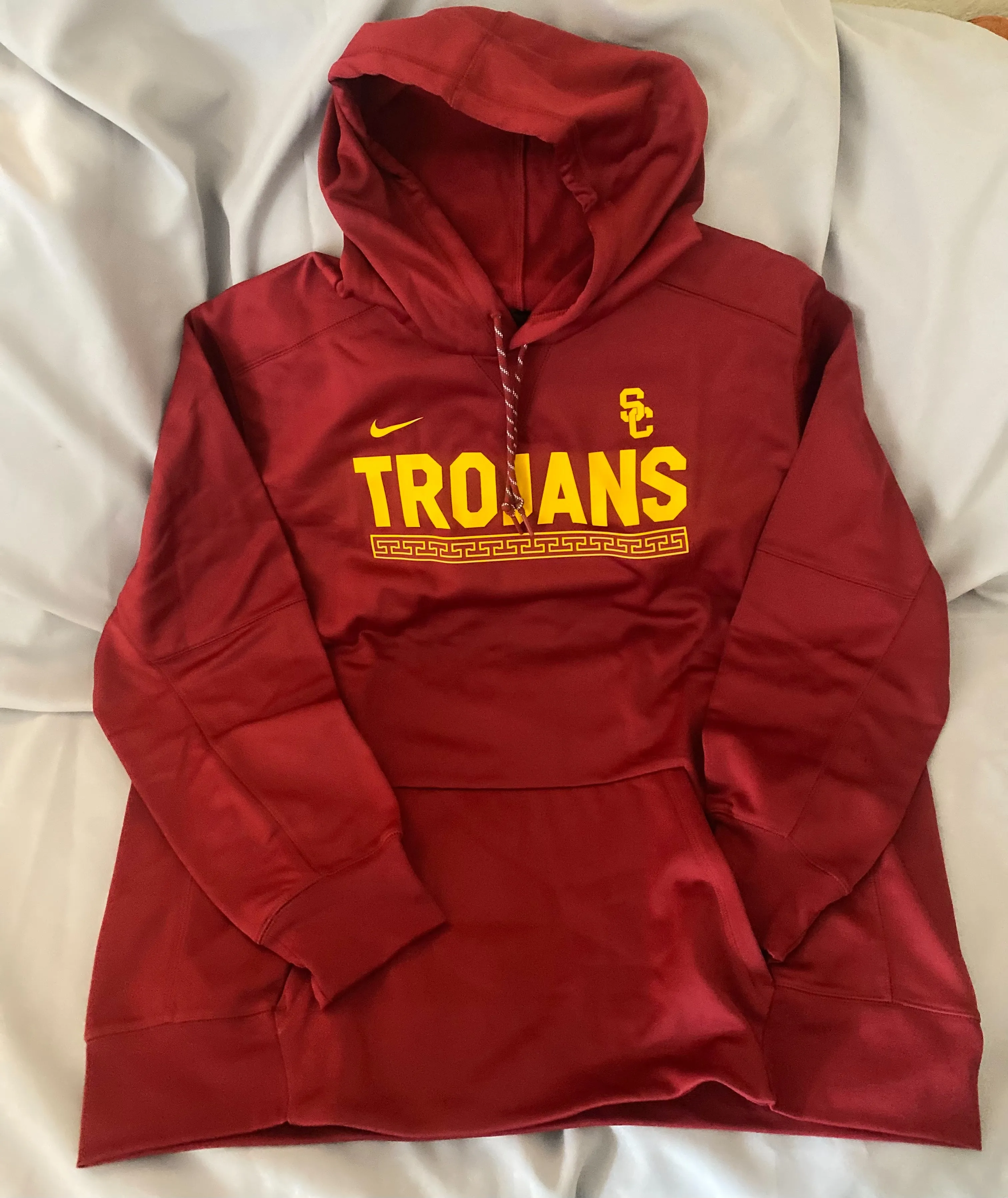 USC Trojans Nike Dri-Fit Cardinal Pocket Pullover Hoodie