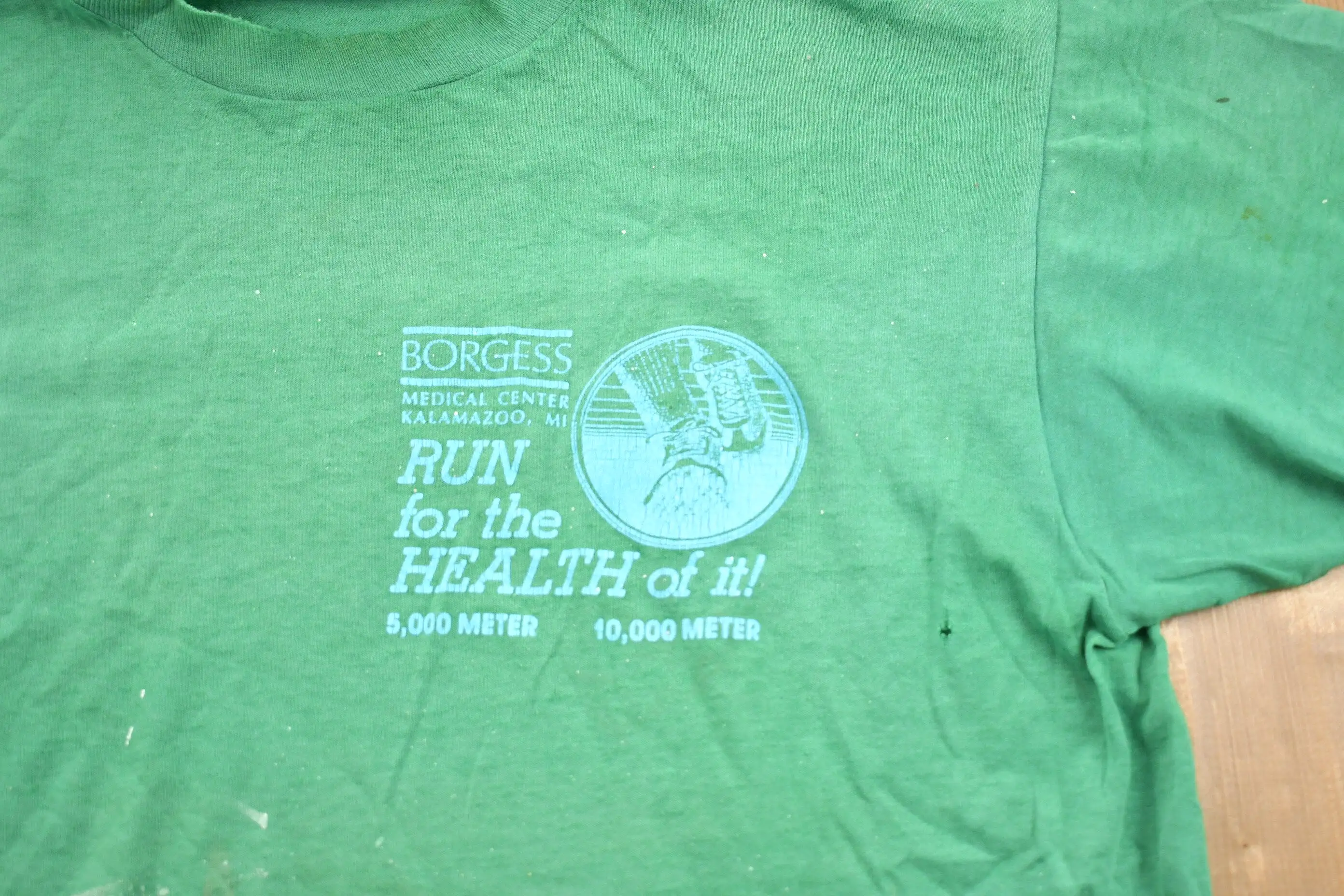 Vintage 1970s Nike Run For The Health Of It Graphic T-Shirt / Graphic / 70s Nike / Streetwear / Retro Style / Single Stitch / Ma