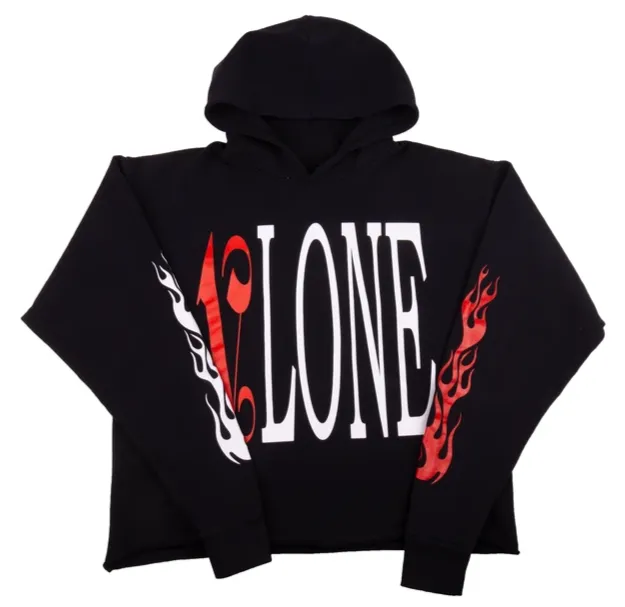 Vlone x Palm Angels Hoodie Black/Red