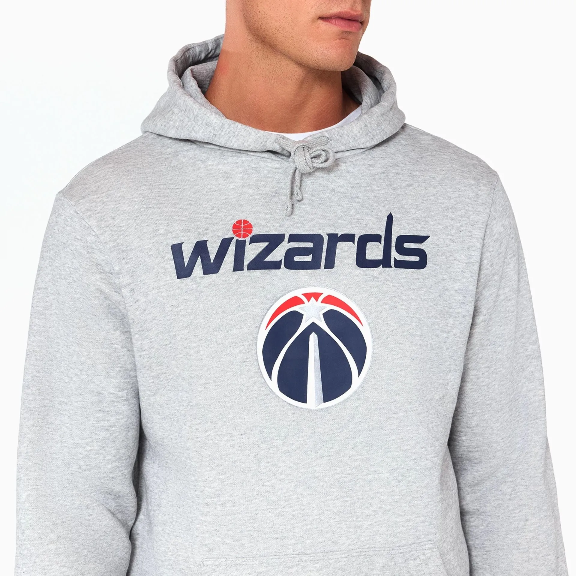 Washington Wizards NBA Grey Pullover Hoodie