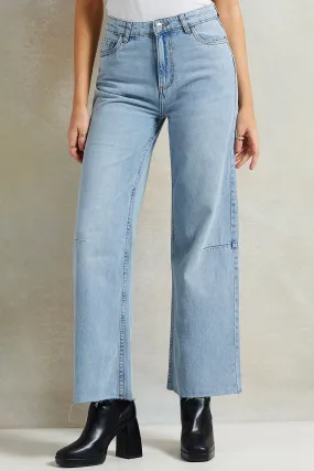 Women Blue Straight Fit Jeans