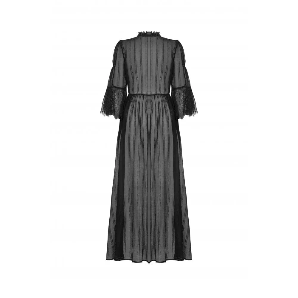 Women's Gothic Half-sleeved V-neck Sheer Coat