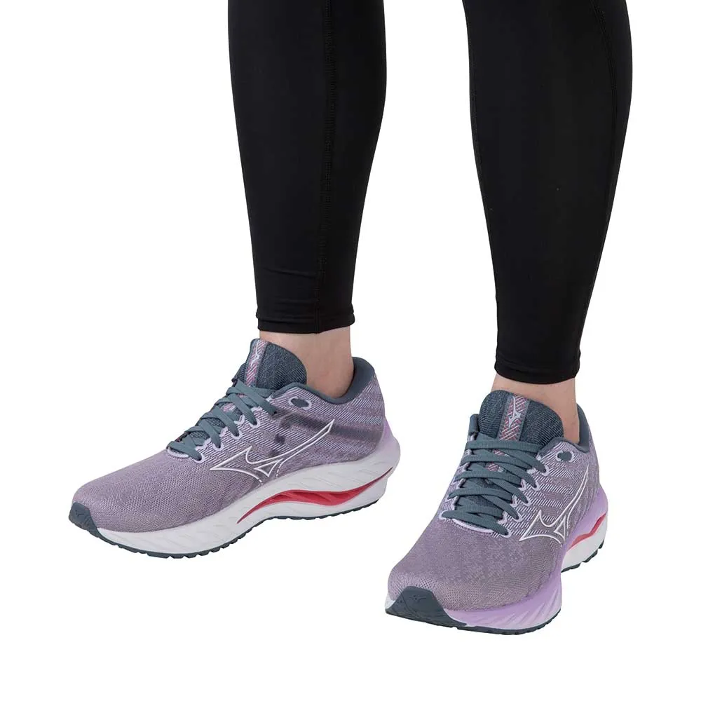 Women's Wave Inspire 19 Running Shoe- Wisteria/China Blue- Regular (B)