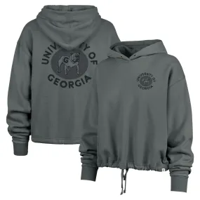 Women's '47  Gray Georgia Bulldogs Luminance Dot Venice Pullover Hoodie