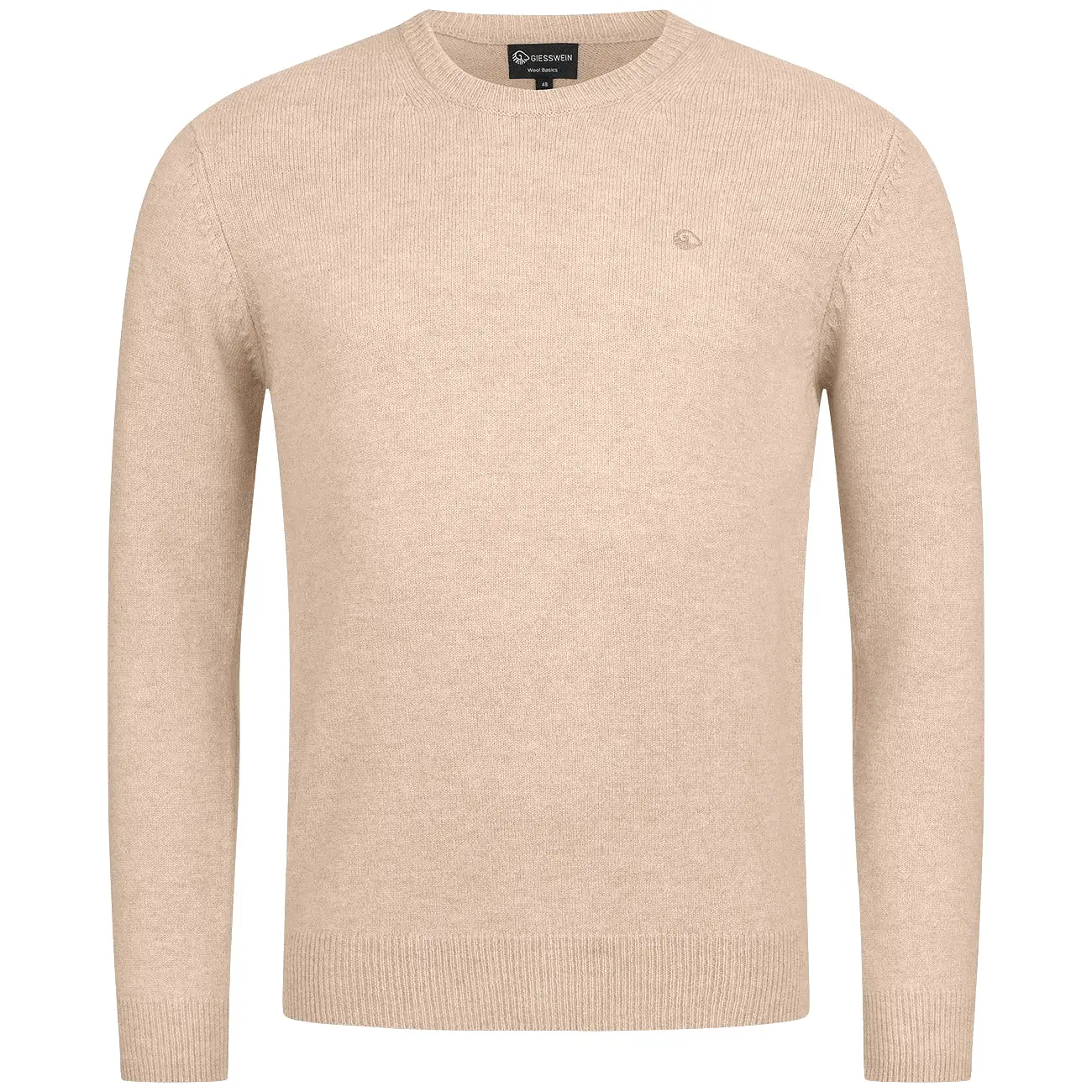 Wool Pullover Round Neck Men