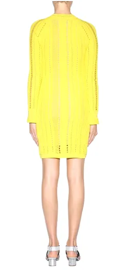 Yellow Knit Dress