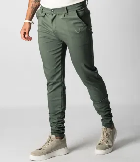 Zumo Slim Fit Pants VALERIO-N-BENGA-T-LONG Army