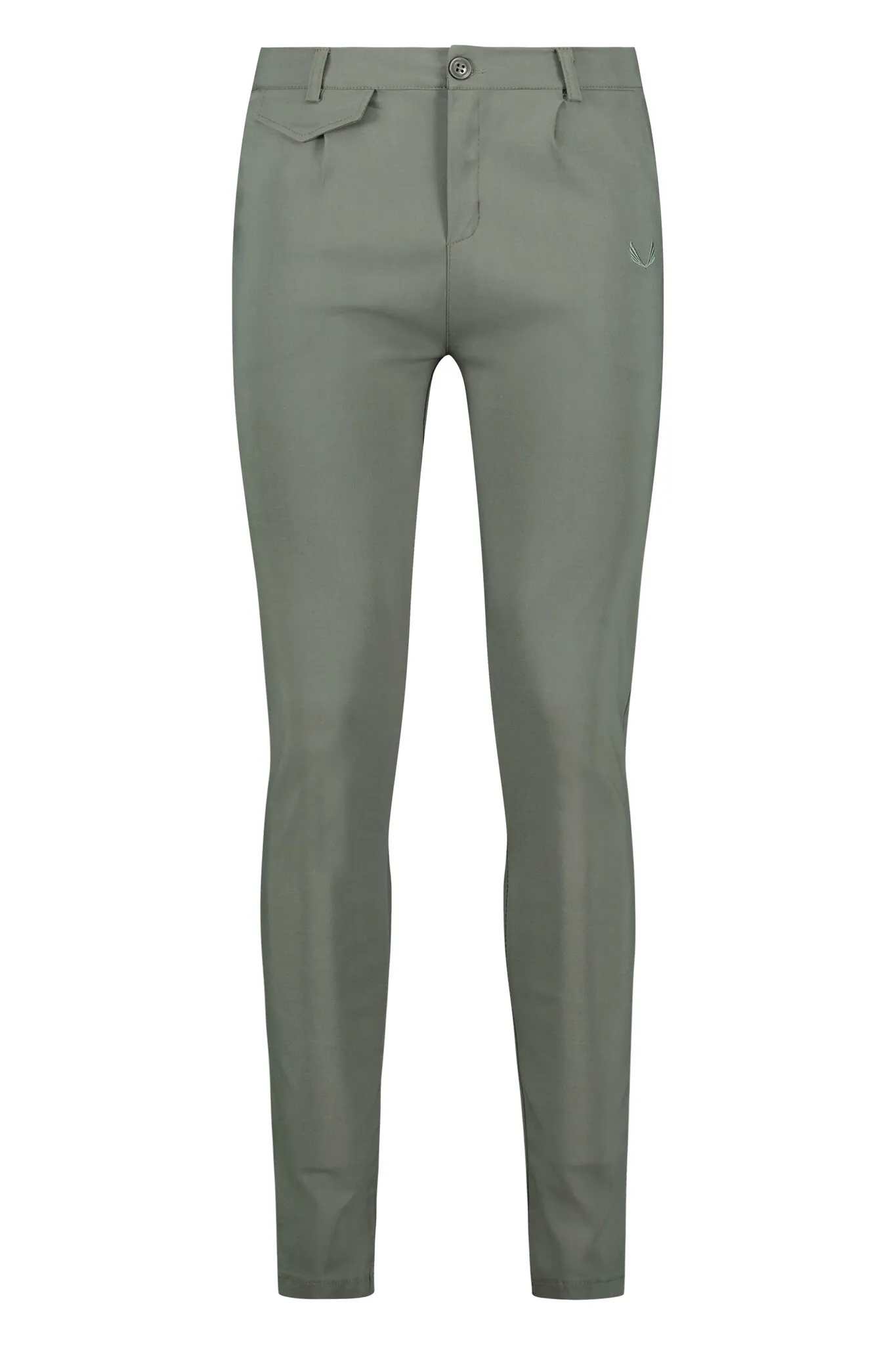 Zumo Slim Fit Pants VALERIO-N-BENGA-T-LONG Army