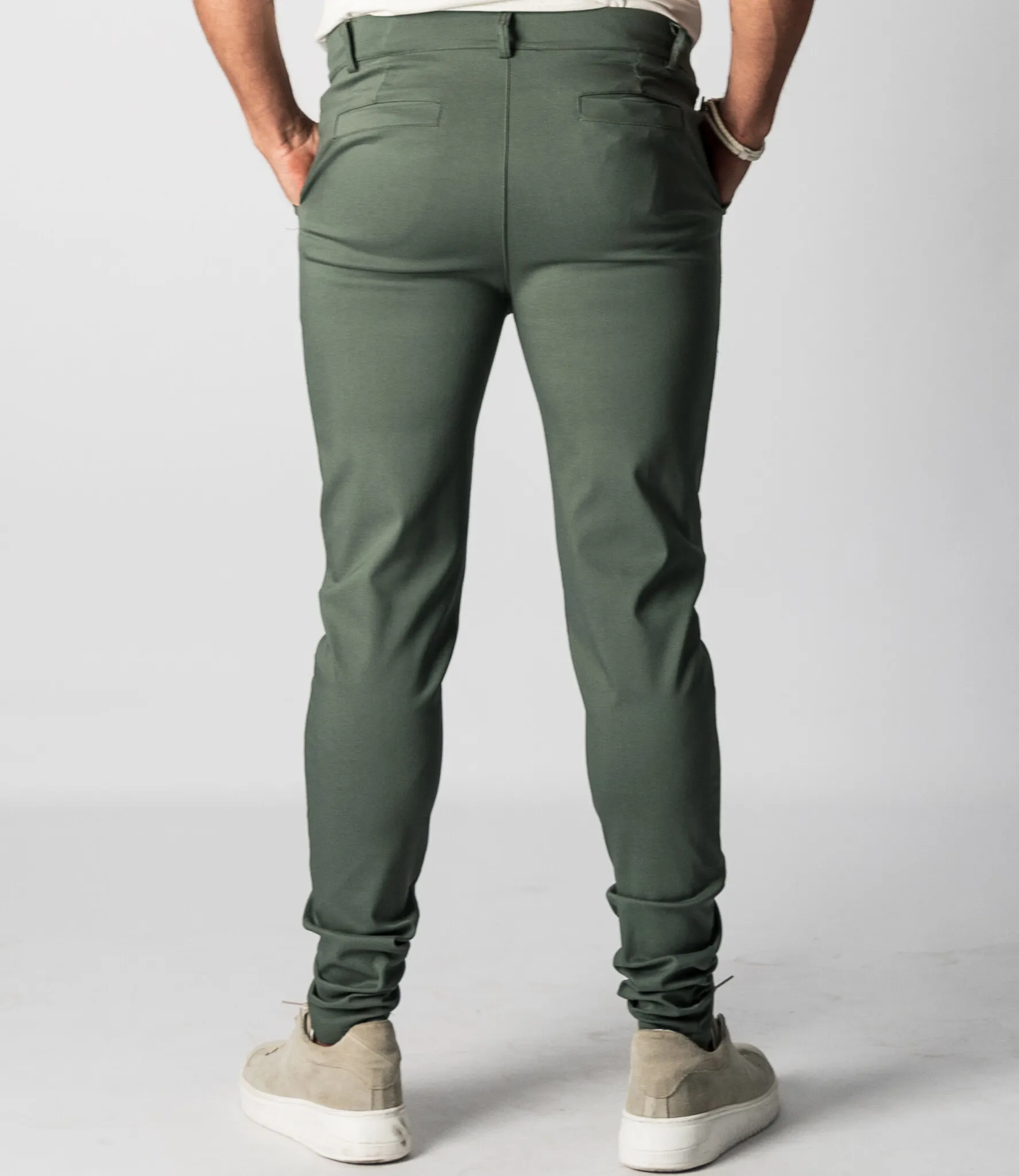 Zumo Slim Fit Pants VALERIO-N-BENGA-T-LONG Army